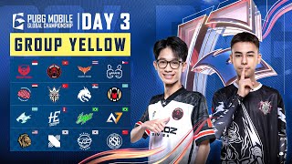 EN 2024 PMGC League  Group Yellow Day 3  PUBG MOBILE Global Championship [upl. by Aaron]