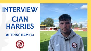 Altrincham 10 Woking  Cian Harries Interview [upl. by Amara]