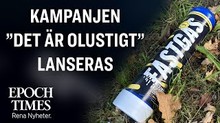 Kampanjen quotDet är olustigtquot lanseras för att motverka bruk av lustgas i berusningssyfte [upl. by Arza]