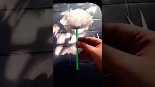 TISSUE PAPER FLOWER DIY🌷🧻🩷✨youtubevideovideos diybeautifulflowersshortsshortbestcute [upl. by Eduard]