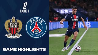 🔴 OGC NIce vs PSG  Ligue 1 202425  Game Highlights FC24 [upl. by Nwahc587]