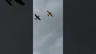 Warbird Formation flying airshow aviation warbirds ww2 stunt [upl. by Yslehc]