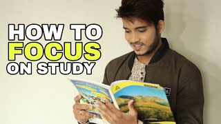 How To Focus On Study  Hindi  6 Tips To Concentrate On Studies [upl. by Rosette]