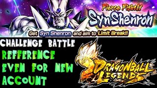 FIERCE FIGHT SYN SHENRON CHALLENGE BATTLE SOLOING  Dragon Ball Legends Gameplay  db legends [upl. by Aala627]