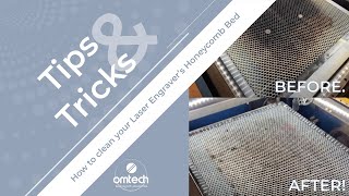 How to Clean your CO2 Laser Engravers Honeycomb Bed  Laser Engraver Tips amp Tricks  OMTech [upl. by Aleunamme]