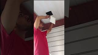 ceiling light installation  How to install ceiling light  Ciling light fitting  Led panel light [upl. by Nader]