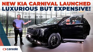 Kia Carnival Limousine Launched  DETAILED WALKAROUND [upl. by Yditsahc]