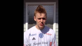 Intervjue med Melleruds IFs Alvin Johansson [upl. by Dombrowski]