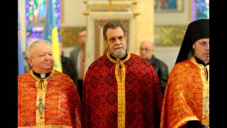 Photos Patriarch Filaret with Bishop Richard at St Nicholas Ukrainian Catholic Cathedral [upl. by Yttap]