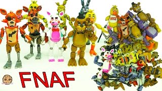 FNAF In Pieces Complete Set Of Five Nights At Freddys Funko [upl. by Ennyroc988]