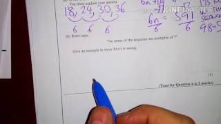 Nth Term Linear Sequences Foundation New GCSE 91 Calculator Exam Question [upl. by Brabazon297]