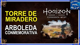 Torre de Miradero La arboleda conmemorativa  Horizon Forbidden West [upl. by Zorine]