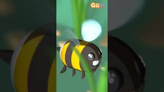 The incredible journey of a Bumblebee shorts bumblebee beeanimations animation honeybee [upl. by Entroc]