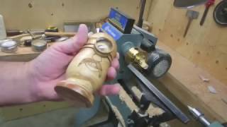 Woodturning 58 Capn Eddie eagle eye Minion [upl. by Nuawad]