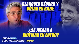 BLANQUEO RÉCORD Y DÓLAR ABAJO DE  1200 ¿UNIFICAN EN ENERO  Maxi Montenegro MaxiMediodía [upl. by Inamik]