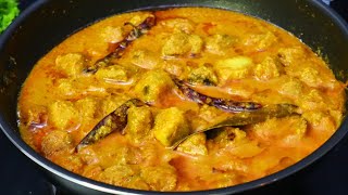 Elephant Foot Yam Curry With Soyabean [upl. by Eelnodnarb]