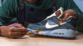 Vick Almighty Creates Custom Undefeated OffWhite Air Max 90 [upl. by Dane]