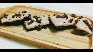 Banana Choco Pie Fudge  Tasty no bake choclate banana fudge  Dish n desserts [upl. by Dikmen888]