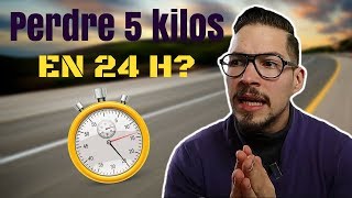 😲 COMMENT Perdre 5 KILOS en 1 JOUR  QUOI [upl. by Helge]