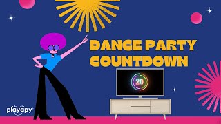 DANCE PARTY COUNTDOWN  Exercise Game for Kids  3minute Countdown Movement Break  Brain Break [upl. by Marj]