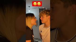 Léane et Maël s’embrasse  shorts tiktok tendance [upl. by Orodisi871]