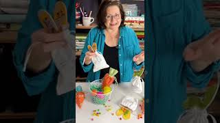 Last Minute Easter Treat Bags to Sew  Sewing for Beginners [upl. by Hospers693]