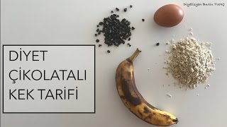 Diyet Çikolatalı Kek Tarifi [upl. by Alecia895]