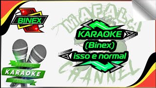 KARAOKE KIZOMBA💃🔥ISSO E NORMAL🔥💃 [upl. by Stoughton]