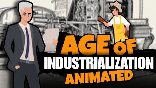 The age of industrialisation CLASS 10 animated 1 shot  Class 10 SST history one shot boards 2023 [upl. by Natsyrk644]