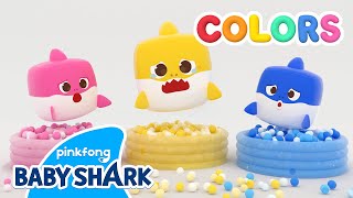 🎨NEW Colorful Cube Sharks Doo Doo Doo  Baby Shark Toy Song  Baby Shark Official [upl. by Arch60]