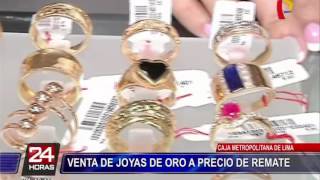 Miraflores joyas de oro son rematadas desde 150 soles [upl. by Eleynad]