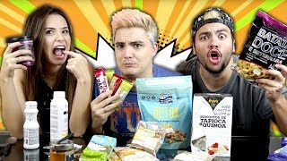 PROVANDO COMIDAS FIT DÁ PRA SER FELIZ COM ISSO 10 [upl. by Clotilda442]