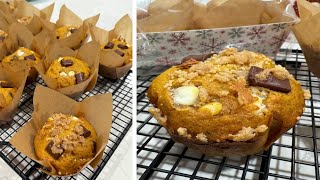 Pumpkin Muffins  Pumpkin Muffin Recipe  Dunkin Donuts Pumpkin Muffin [upl. by Olegnaed]