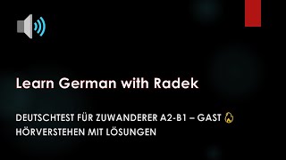 Deutschtest für Zuwanderer A2B1  GAST [upl. by Conti842]