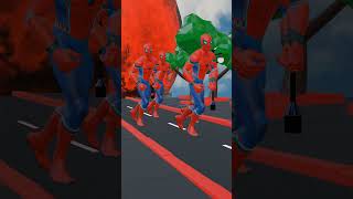 SpiderMan tries to survive the collision of Mars with Earth Shorts hulk Viral shortsvideo [upl. by North]