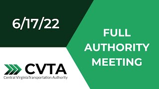 CVTA Meeting  New June Date  06172022 [upl. by Terris]