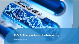 DNA Extraction Laboratory Methods [upl. by Pasia]