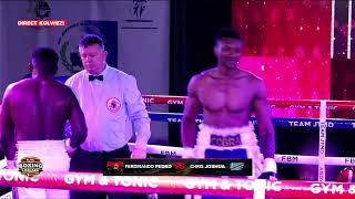 chris kazadi Joshua 🇨🇩 vs Ferdinando Cipriano Pedro 🇦🇴 [upl. by Atilahs]