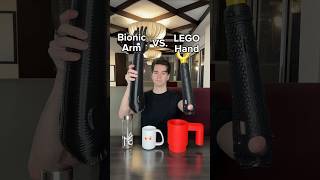 Bionic Arm vs LEGO Hand Drinking [upl. by Marela185]