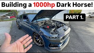 IM BACK Building a 1000hp Dark Horse MUSTANG Part 1 [upl. by Jillana]