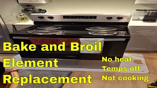 Replace Your Ovens BAKE and BROIL Elements in MINUTES goldhunter137 [upl. by Neerihs]