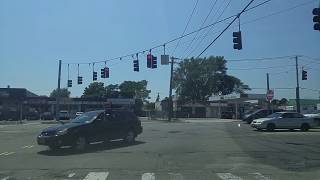 Driving from Massapequa to Levittown in NassauNew York [upl. by Kezer122]