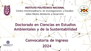 Sesión Informativa para aspirantes DCEAS  Admisión 2024 [upl. by Pelagias]