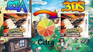 Pasar De CIA A 3DS Pokemon Ultrasol y Ultraluna y Jugarlo En Citra  PC [upl. by Anib]