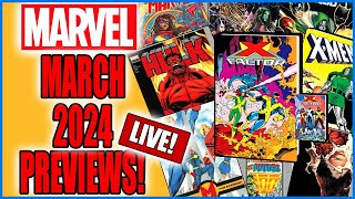 Marvel Comics Previews March 2024  Omnibus  Epic Collections  Trades  Collected Editions [upl. by Nehtanoj]