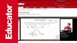 Statistics Area Under a Normal Distribution Curve [upl. by Kassaraba238]