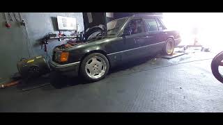 W124 OM606 ZF 8HP with MaxxECU full load [upl. by Rettuc]