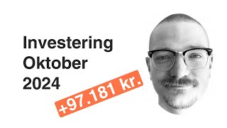 Oktober 2024 i jagten på økonomisk uafhængighed  Frinans [upl. by Eisdnil]