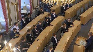 Jugendlandtag Schüler reden mit [upl. by Aelahs]