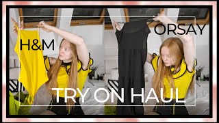 TRY ON HampM AND ORSAY SUMMER HAUL [upl. by Larine]